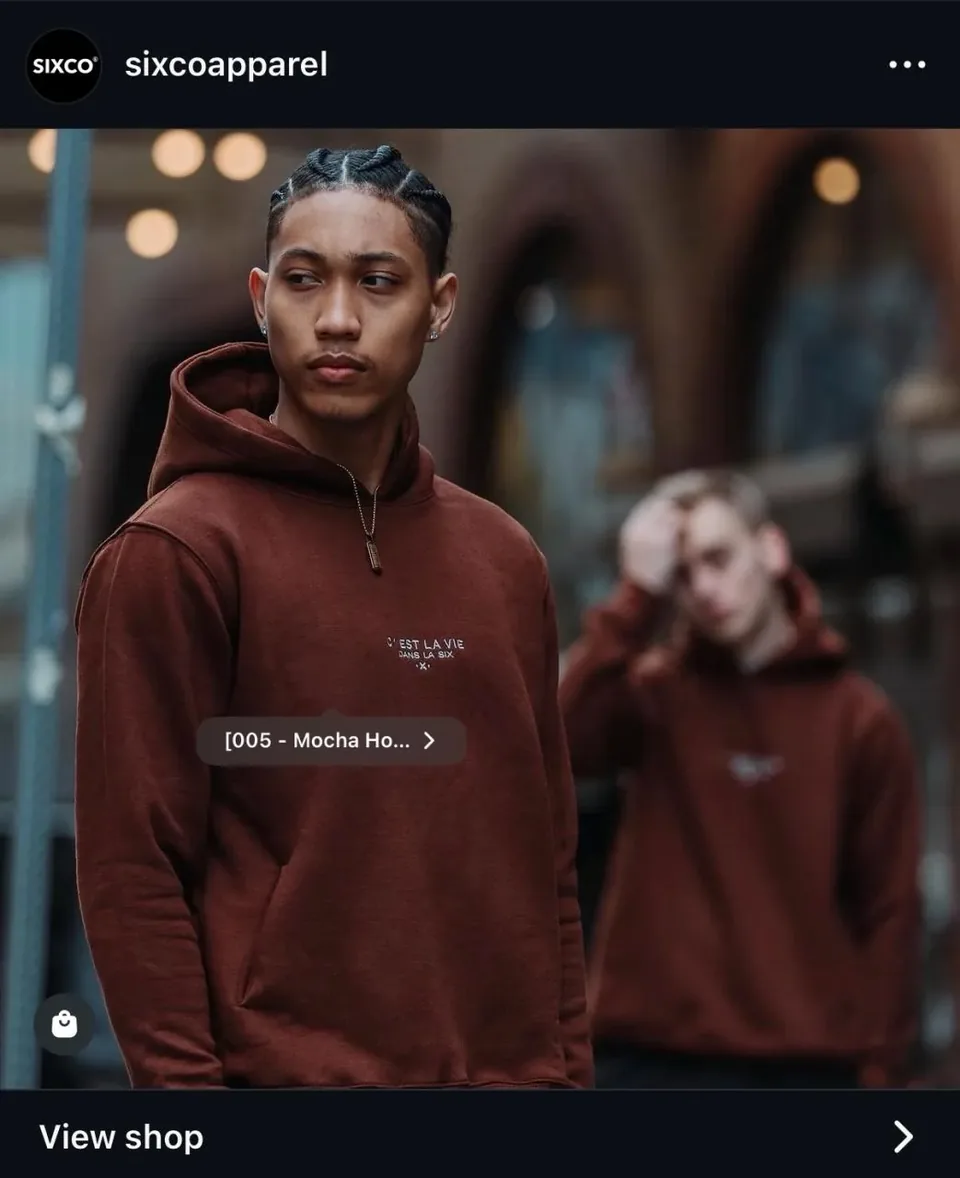 Sixco Mocha hoodie collection